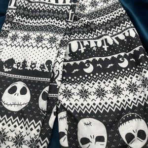 Disney Nightmare Before Christmas Fair Isle Leggings - 25 Year Anniversary